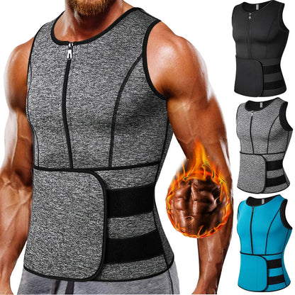 Neoprene Men's Shaper's Sweat Vest