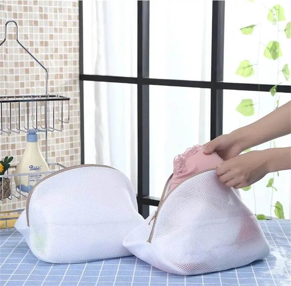 Mesh Fiber Laundry Bag for Shoes