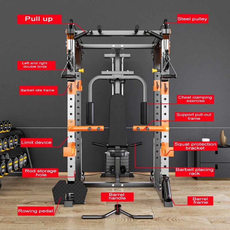 Smith Machine Comprehensive Combination Trainer