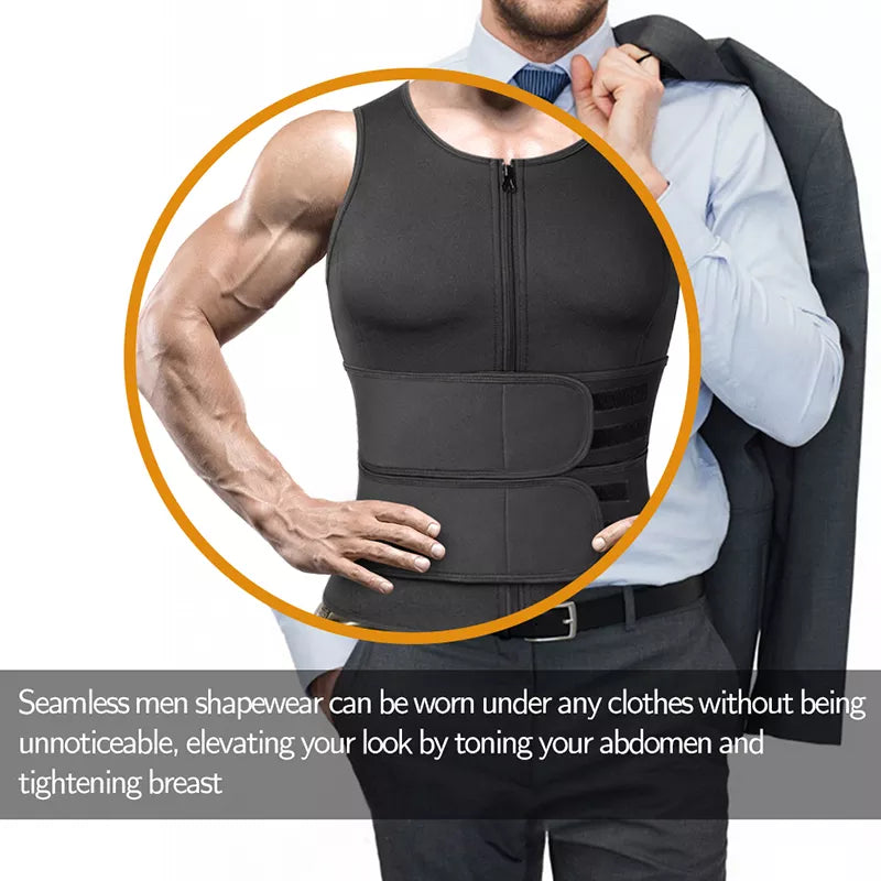 Neoprene Men's Shaper's Sweat Vest