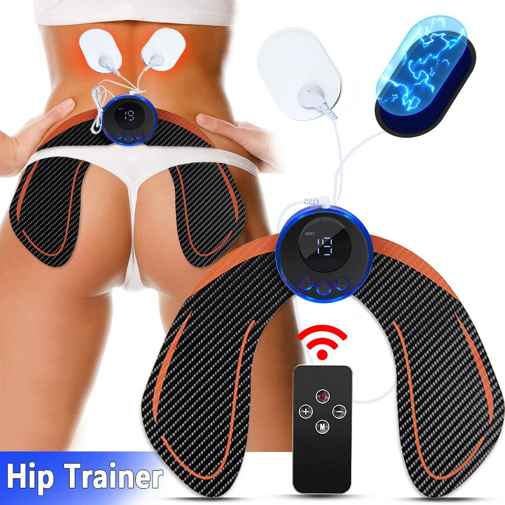 EMS Glute Muscle Trainer, Shaping Device for Hip Lifting and Buttocks Toner & Shaper