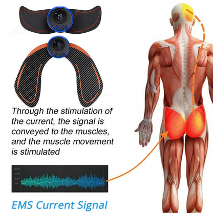 EMS Glute Muscle Trainer, Shaping Device for Hip Lifting and Buttocks Toner & Shaper